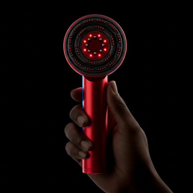 3 Modes Electric Vibration Massage Comb Red Light Therapy Hair Growth Massage Scalp Brush Oil Liquid Applicator Head Massager